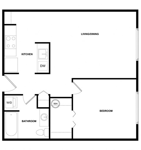 a black and white floor plan of a house